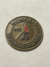 1973 Ryder Cup 1" Coin Style Golf Marker - Muirfield In Gullane - A Beauty!
