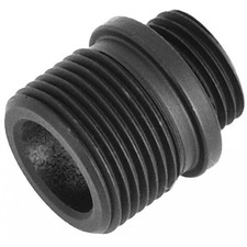 WE Tech 11mm To 14mm CCW Tracer Unit Thread Adapter For GBB Airsoft Black