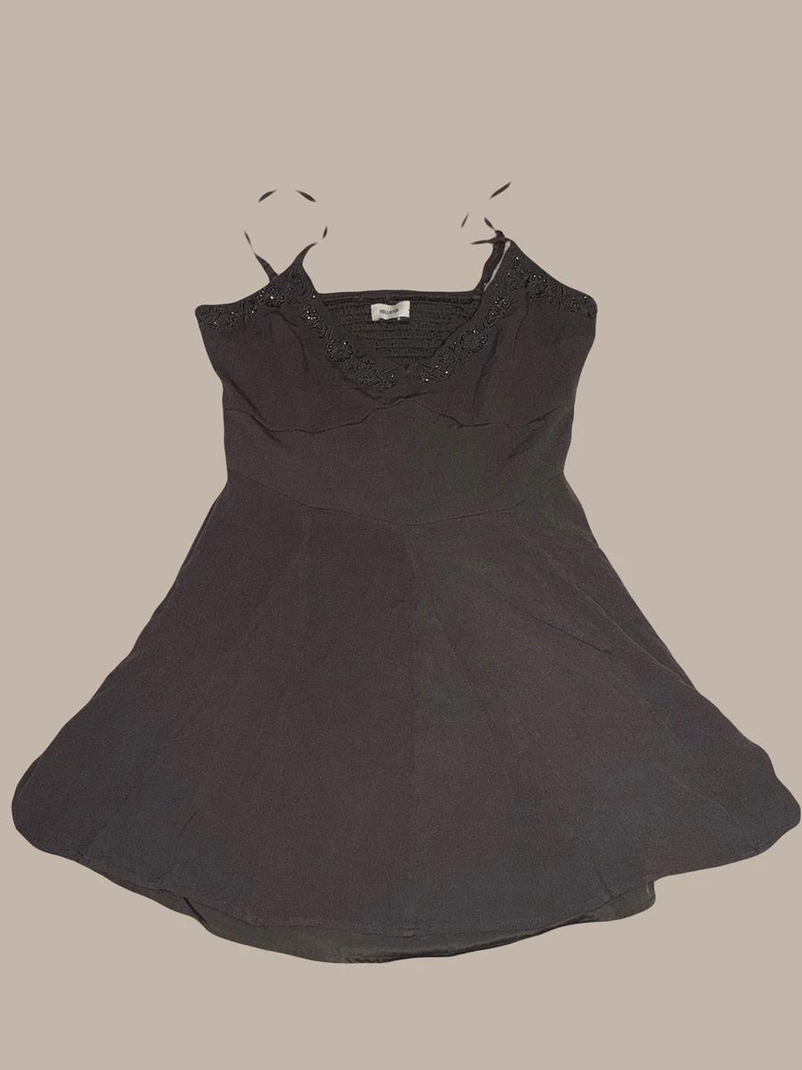 button front a line dress hollister CAMELLIA Lace-Up Chiffon A-Line Dress main image 1