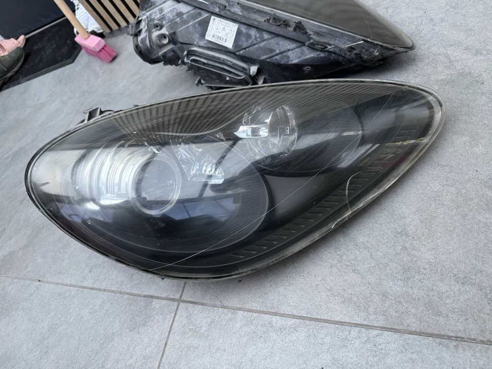Porsche Cayenne 958 92A Xenon Scheinwerfer Schwarz Gts Turbo Links Rechts - Bild 2 von 4