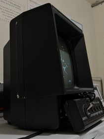 GCE Vectrex HP 3000 Home Console Black Component RCA 1982 Video Game System