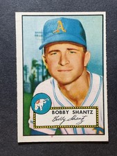 1952 Topps Bobby Shantz 219 Rookie Ex/Ex-Mt K4