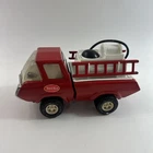 TONKA Fire Pumper Fire Truck - Vintage Red Pressed Steel Toy 8.5" 1970's