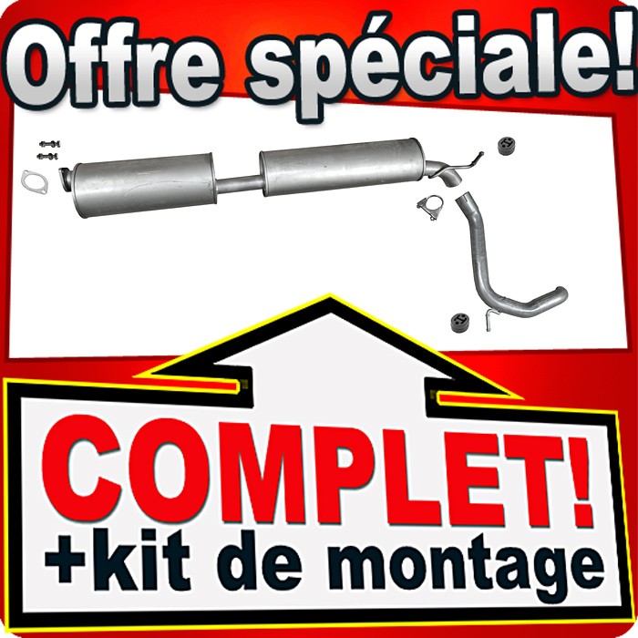 Échappement pour VW Passat B6 B7 1.4 TSI silencieux pour trajets familiaux apaisés