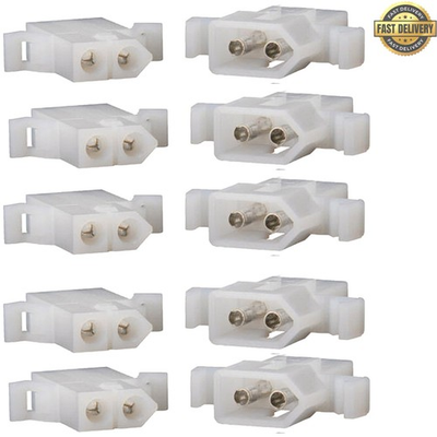 #ad High Temperature Electrical Connectors 5 Sets of 2 Circuits amp; .093quot; Pins $12.49