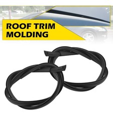 For 13-18 Nissan Altima Sedan Black Roof Trim Molding Kit Driver Passenger Side