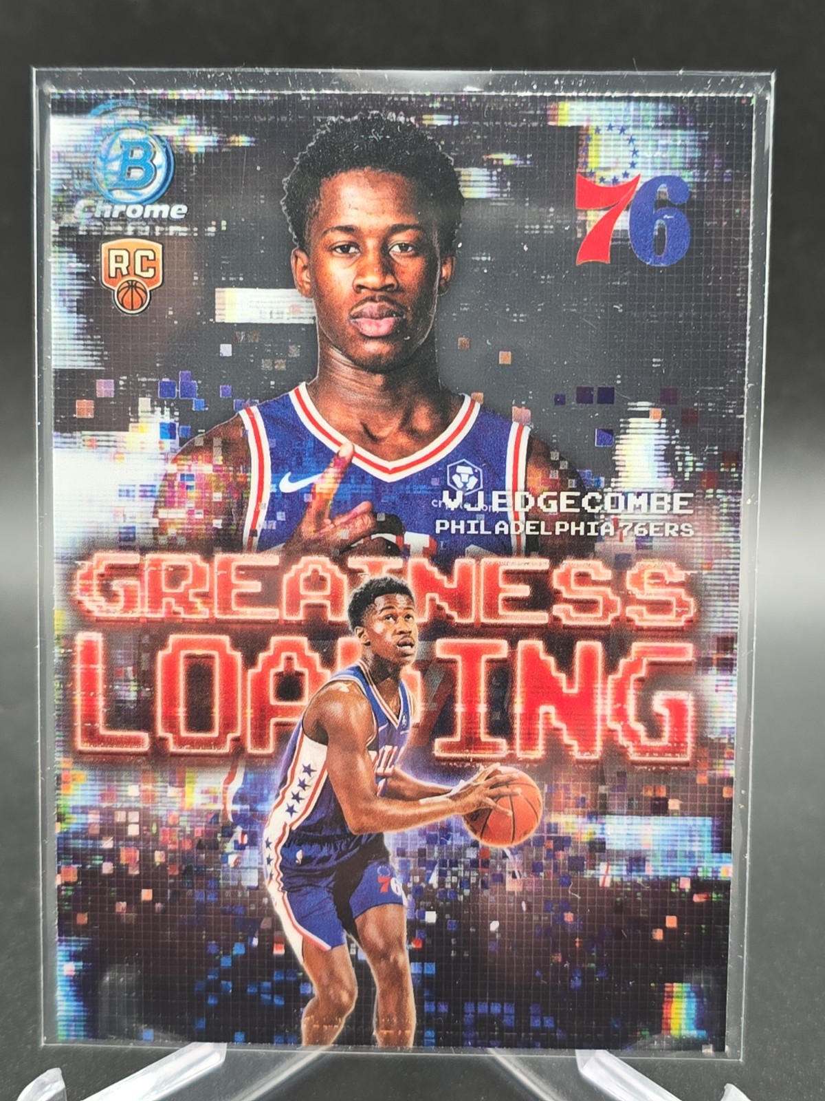 2025-26 Bowman Chrome Greatness Loading #GL-3 VJ Edgecombe