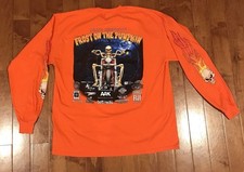 Harley Davidson “FROST ON THE PUMPKIN”  HALLOWEEN Long Sleeve T-Shirt XL NEW