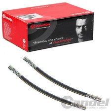 2x BREMBO BREMSSCHLAUCH SET HINTEN RECHTS+LINKS passend für BMW 3er E36 E46