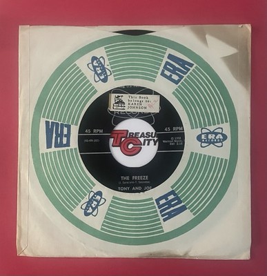 TONY AND JOE The Freeze/Gonna Get A Litte Kissin' 1958 ROCKABILLY 45  VG+