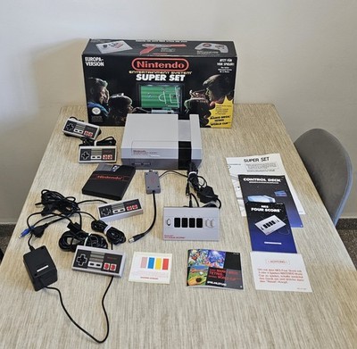 NES Nintendo Entertainment System Super Set European Version PAL Sammlung.