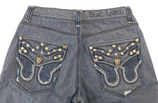 blac label jeans 30 x 32  blue denim pant pants actual snap pockets cotton