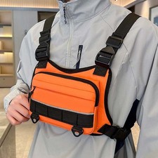 Sport Tactical Unisex Chest Rig Bag Front Pouch Recon Kit Pack Protective Vest