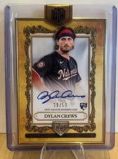 2025 Topps Gilded - Dylan Crews Auto #GOG-DC /50 Framed Gallery Of Gold (RC, AU)