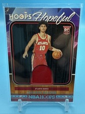 2024-25 Panini Nba Hoops - Hoops Hopeful Memorabilia Zaccharie Risacher #HHM-ZRW