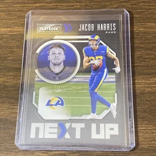 2021 Panini Playbook - Next Up Jacob Harris #NXT-JHA (RC) Los Angeles Rams