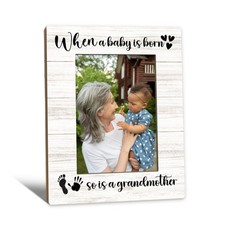 New Grandma Gifts First Time Picture Frame 5x7, Grandma Picture Frame for New...