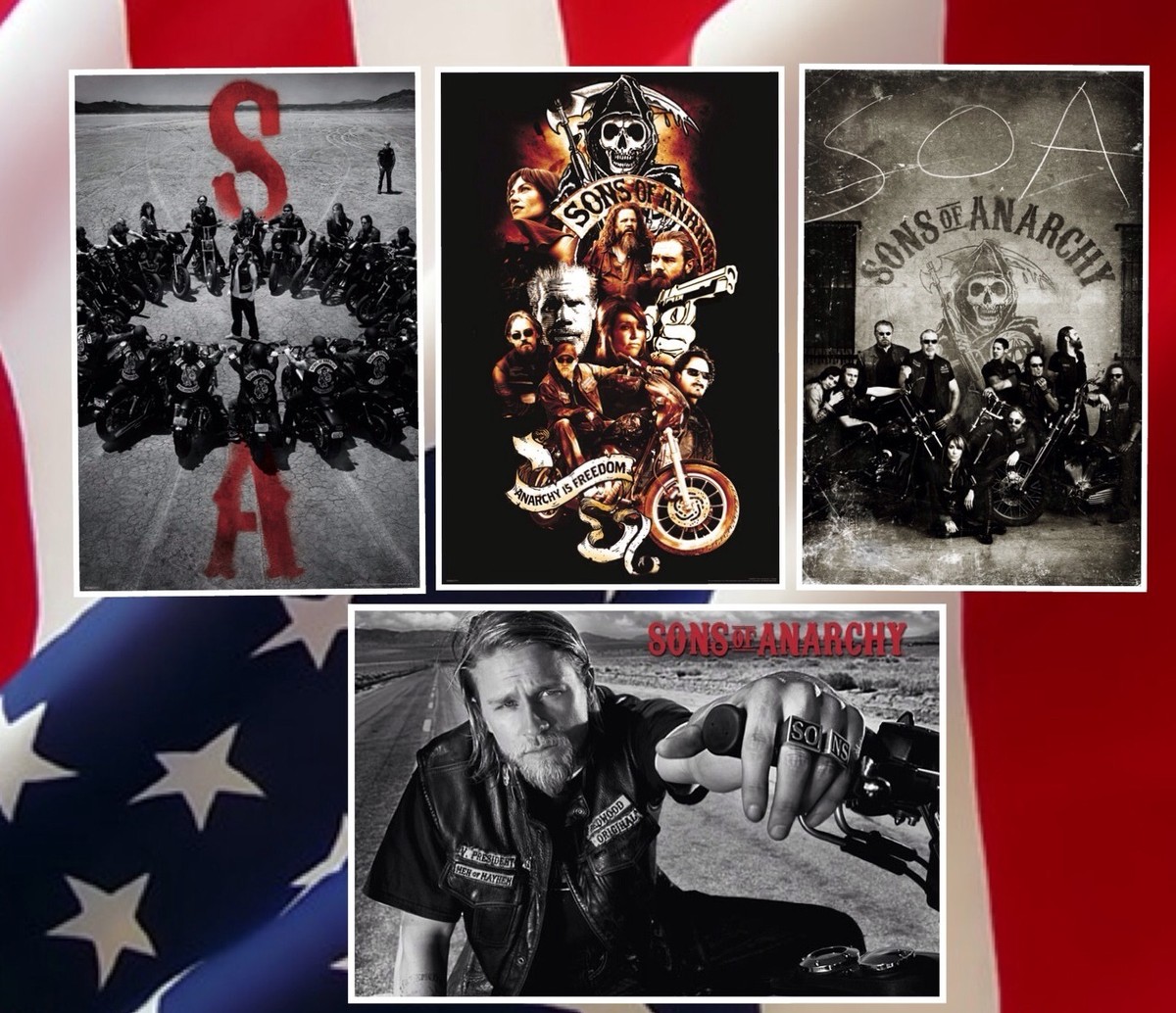 Sons of Anarchy Poster FOUR individual brand new Posters OFFICIAL