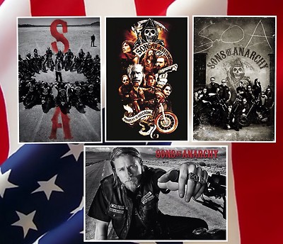 Sons of Anarchy Poster FOUR individual brand new Posters OFFICIAL