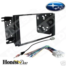 95-8902 Aftermarket Double-Din Radio Mount & Wires Car Stereo Install Dash Kit 