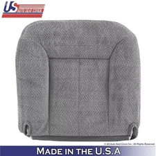 1995-1999 For Chevy Silverado 1500 2500 3500 Cloth Driver Bottom Seat Cover Gray