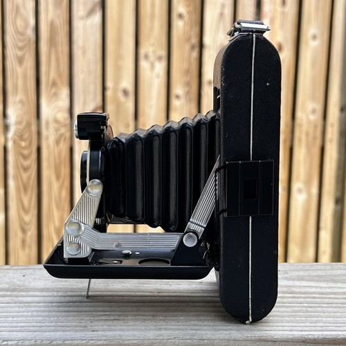 Kodak Vigilant Junior Six-20 Camera with Case & Manual Kodet Lens Dak Shutter - Picture 4 of 10