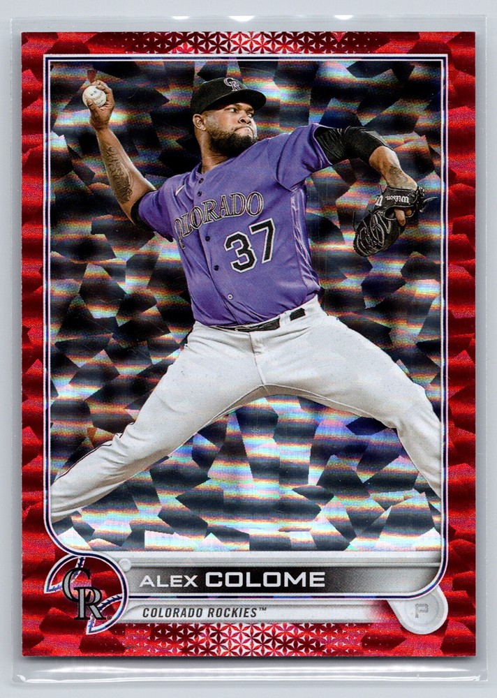ALEX COLOME 2022 TOPPS SERIES UPDATE #US325 RED FOILBOARD  /199 10A