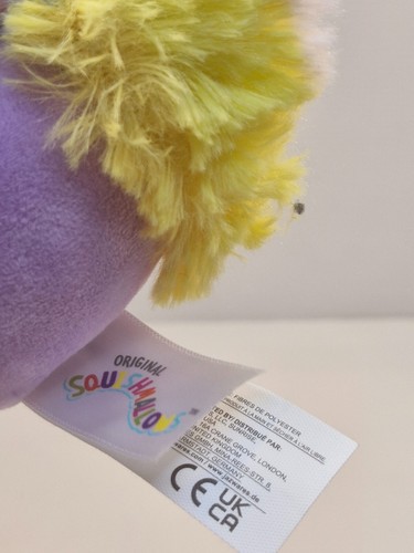Squishmallow Sydnee The Lavender Squirrel Mini 4” Christmas Ornament Plush - Picture 6 of 7