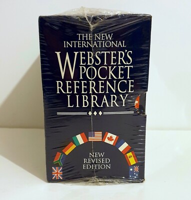Webster's  Pocket  Reference Library Books Revised Ed NEW AND FACTORY SEALED 
