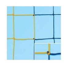 Reti Calcetto Porte Coppia 3X2 m in treccia di polipropilene coppia giallo-blu