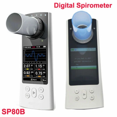 SP80B Digitales Spirometer Lungenfunktionsmessgerät App PC-Software BT