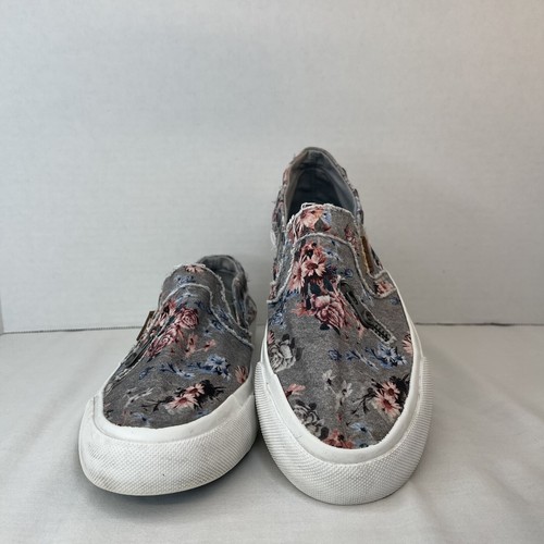 Blowfish Malibu Womens Gray Floral Slip On Mariachi Sneaker ZS001 Size 6.5 eBay
