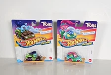 Hot Wheels racer verse DreamWorks Mattel Trolls Poppy and Branch new in package
