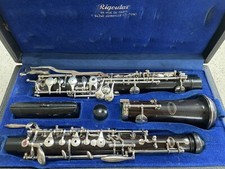 Oboe Howarth S5, with thumb plate, granadilla wood, silver plated. Superb & Case