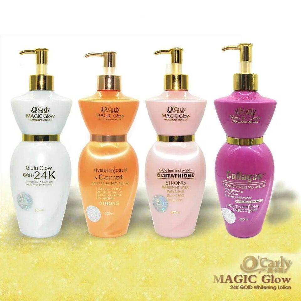 Magic Glow Gold Strong Whitening Body Milk Skincare Glutathione Injection,  500ml