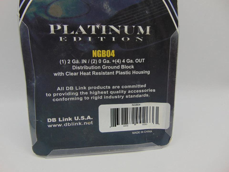 New DB Link Car Audio Platinum NGB04 Distribution Ground Block 5 Way - Image 4 of 4