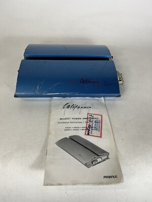 Profile California 440SX 400 Watt Car Audio Mosfet Amplifier Bridgeable 4 Ch.