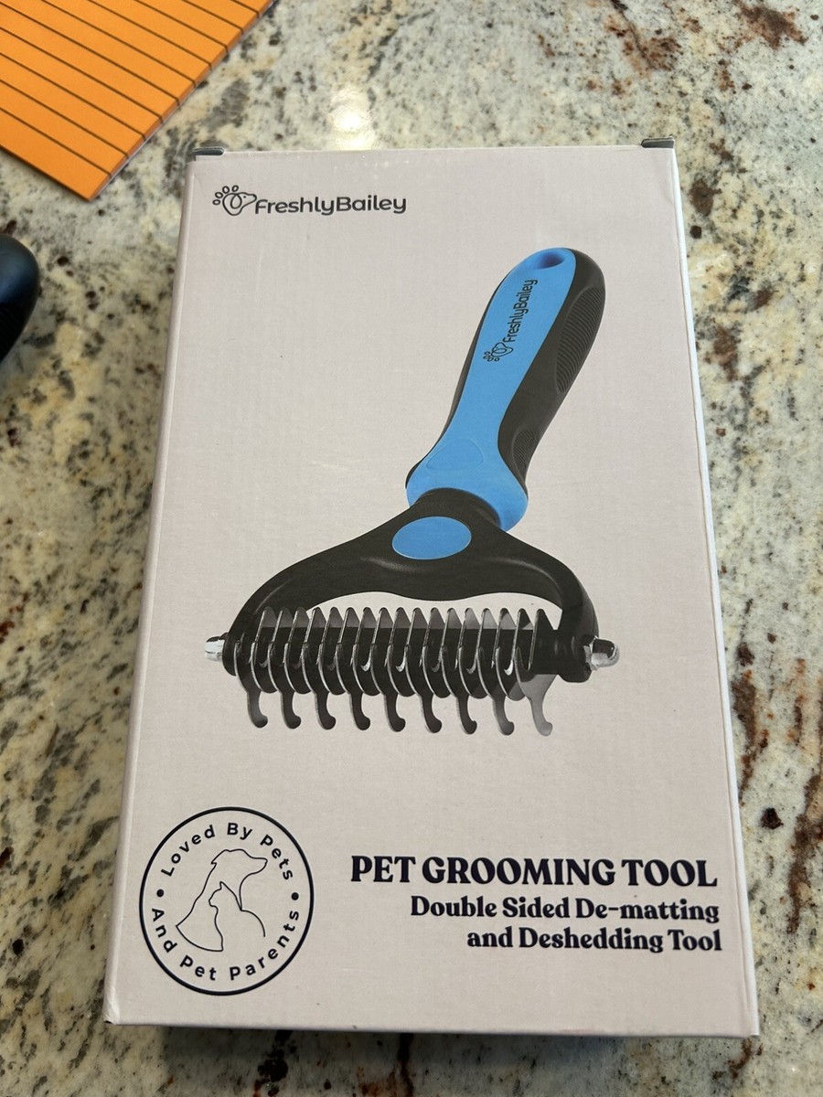 Freshly Bailey Dog and Cat Dematting Deshedding Brush Tool