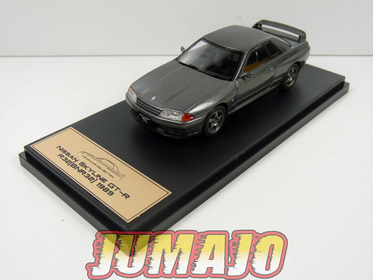 JPL5 1/43 HACHETTE Japon : Nissan Skyline GT-R R32 (BNR32