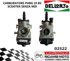 CARBURATORE DELL'ORTO PHBG 19 BS ARIA MANUALE SENZA MIX MINARELLI ORIZZONTALE