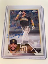 2023 Topps Chrome Luis Liberato Base Rookie Autograph #RA-LL Padres RC Auto 03