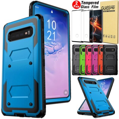 For Samsung Galaxy S10/S10+/S10 5G/S10e Shockproof Case Cover Screen  Protector