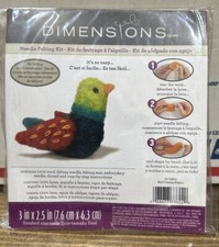Dimensions Needle Felting Kit Colourful Bird Craft Crafting 72-73802