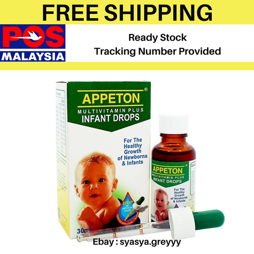 Appeton Multivitamin Plus Infant Drops Babies Weight Gain Growth