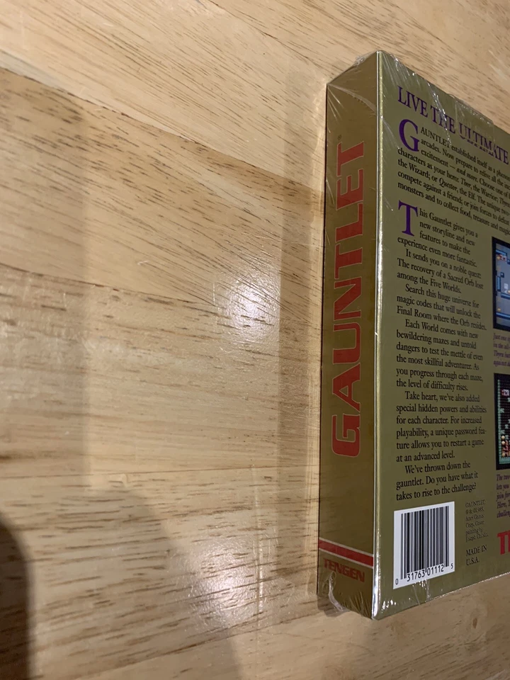 Gauntlet Nintendo Nes Nuevo Sellado de Fábrica Casi Como Nuevo 9/10 VGA WATA Foto 3 de 4