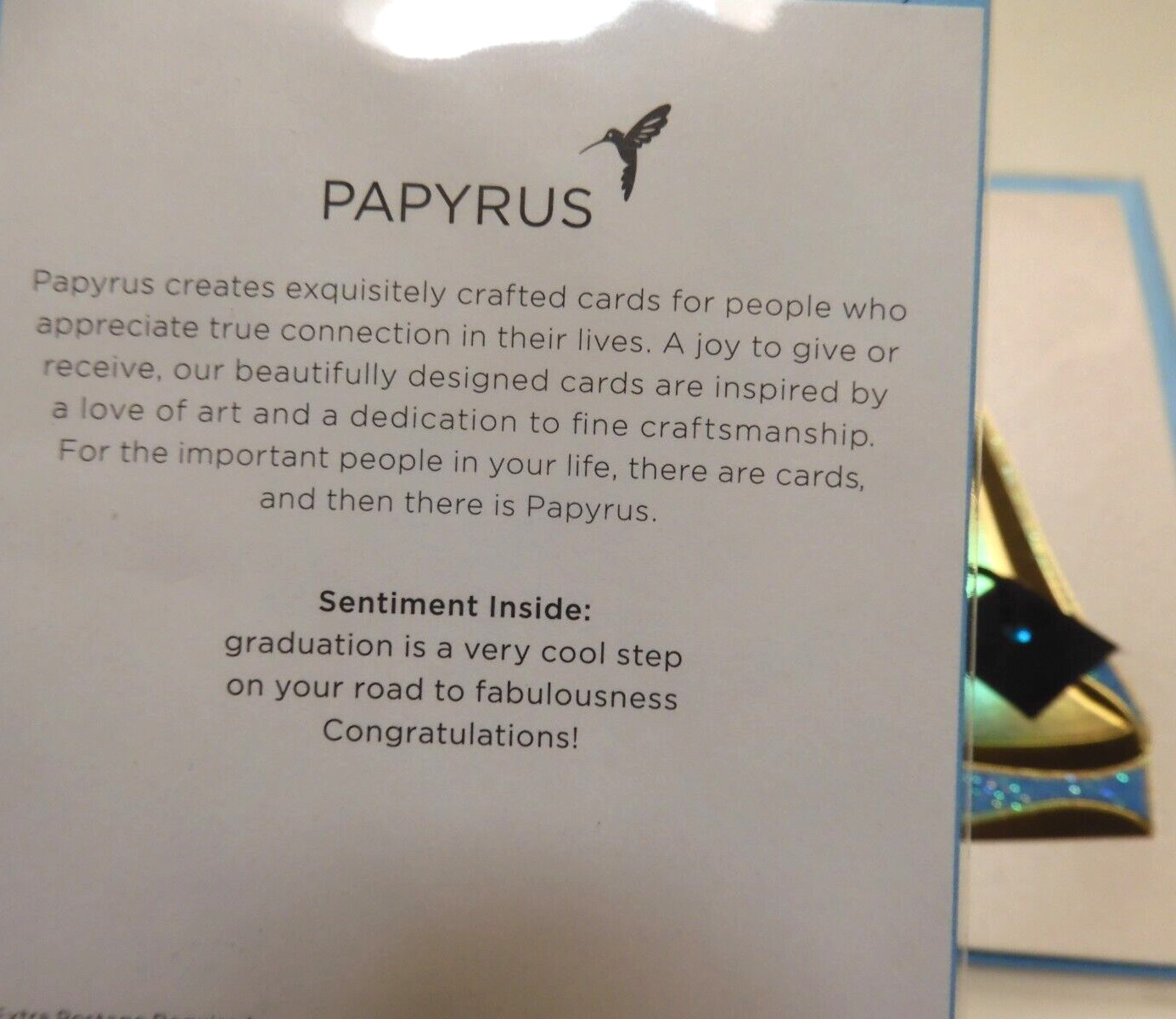 2 Cards Papyrus Greetings Graduation High Heels Graduation Cap with Tassels