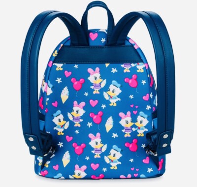 NWT Disney Parks Donald Duck &Daisy Loungefly Mini Backpack  display picture 3