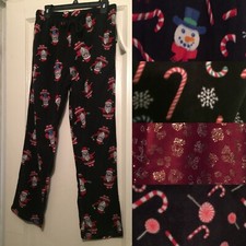NWT Xmas PJ Pants size Medium Pockets Pajamas Christmas Holiday Winter