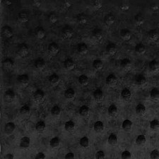 Minky Black Dimple dot soft cuddle fabric by the yard 60" wide