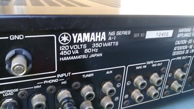 【訳あり】YAMAHA ステレオアンプ A-1 本体 YAMAHA A-1 Stereo Amplifier parts Parting Out , g322 | eBay